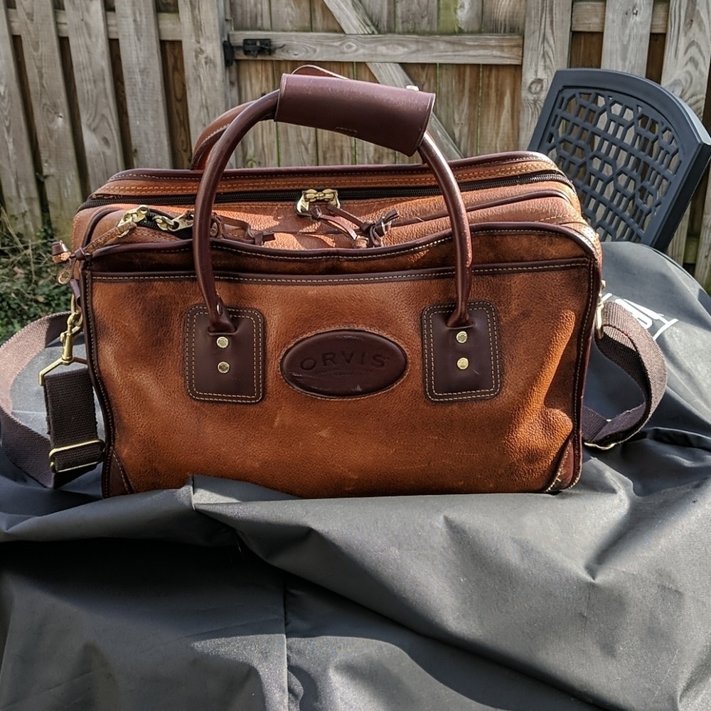 Orvis luxury mens breifcase / computer bag